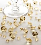 Gold Crystals for table decoration